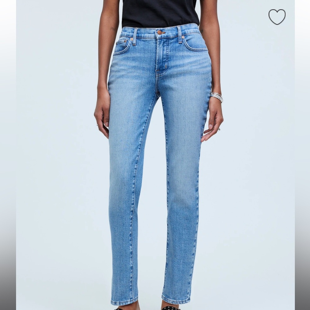 Madewell Stove Pipe Jeans- high rise- size 25